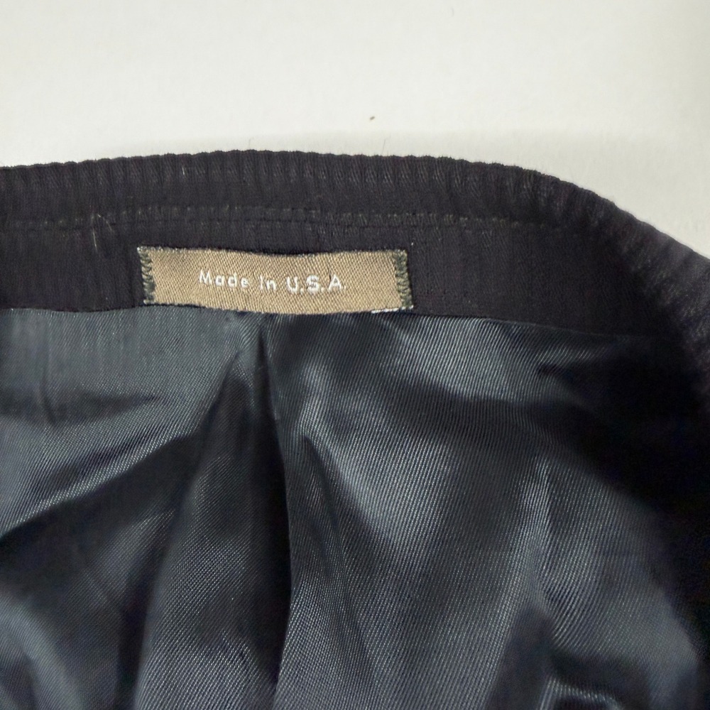Vintage Calvin Klein Mens 48R Blazer Black Textured Ribbed Wool 3 Button USA - Picture 5 of 12